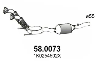 Catalyseur Audi A3 · Audi A3 Sportback · Seat ALTEA