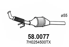 Catalyseur Vw MULTIVAN T5 · Vw TRANSPORTER T5 Platform/Chassis (7JD, 7JE, 7JL, 7JY, 7JZ, 7F · Vw TRANSPORTER T5 Van