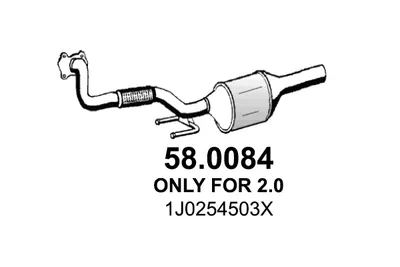 Catalyseur Skoda OCTAVIA I · Skoda OCTAVIA I Combi · Vw GOLF IV