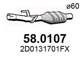 Catalyseur Ford GRANADA II · Vw LT 28-35 II Bus · Vw LT 28-46 II Van