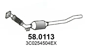 Catalyseur ASSO 58.0113