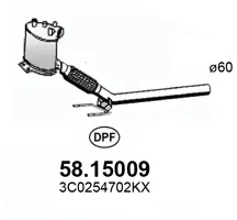 Filtre à particules / à suie, échappement Vw TOURAN · Vw PASSAT B6 Variant