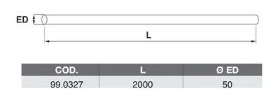 Tube d'échappement ASSO 99.0327