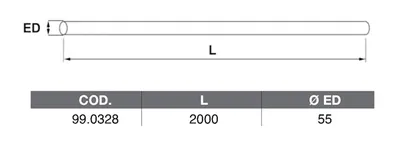 Tube d'échappement ASSO 99.0328