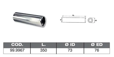 Tube d'échappement ASSO 99.9967