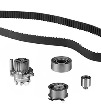 Pompe à eau + kit de courroie crantée Vw PASSAT B6 Variant · Skoda OCTAVIA II Combi · Audi A3
