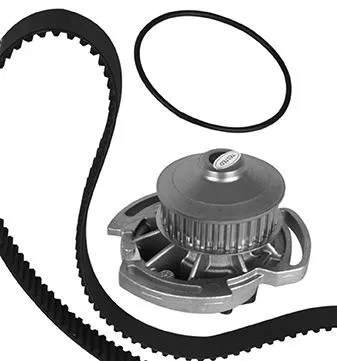 Pompe à eau + kit de courroie crantée Vw POLO II · Vw GOLF III · Vw VENTO