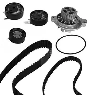 Pompe à eau + kit de courroie crantée Vw TRANSPORTER T4 Bus · Vw TRANSPORTER T4 Van · Vw TRANSPORTER T4 Platform/Chassis (70E, 70L, 70M, 7DE, 7DL, 7D