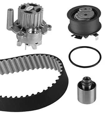 Pompe à eau + kit de courroie crantée Vw CADDY III Box Body/MPV · Skoda ROOMSTER · Skoda SUPERB II Estate