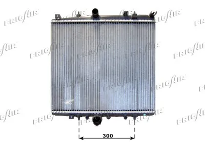 Radiateur, refroidissement du moteur Peugeot 807 · Citroën C8 · Lancia PHEDRA