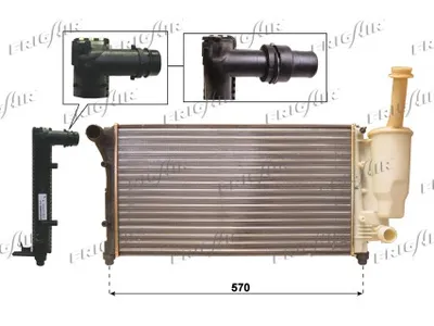 Radiateur, refroidissement du moteur Fiat PANDA · Fiat PANDA Hatchback Van