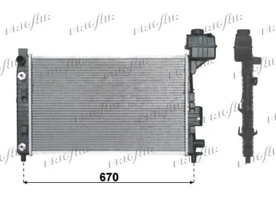 Radiateur, refroidissement du moteur Mercedes-Benz A-CLASS
