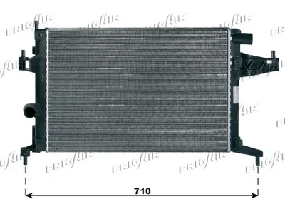 Radiateur, refroidissement du moteur Opel CORSA C · Vauxhall CORSA Mk II · Opel COMBO Box Body/MPV