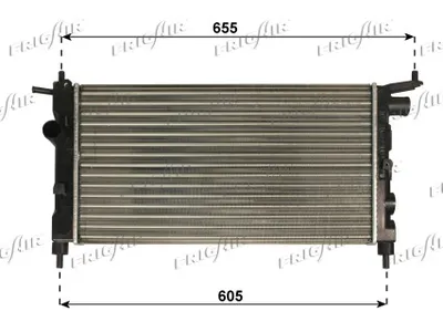 Radiateur, refroidissement du moteur Opel COMBO Box Body/MPV · Opel CORSA B · Vauxhall CORSA Mk I