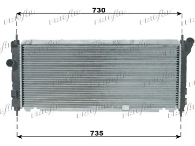 Radiateur, refroidissement du moteur Opel COMBO Box Body/MPV · Opel CORSA B · Vauxhall CORSA Mk I
