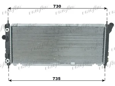 Radiateur, refroidissement du moteur Opel COMBO Box Body/MPV · Opel CORSA B · Vauxhall CORSA Mk I