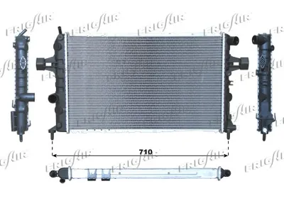 Radiateur, refroidissement du moteur Opel ASTRA G Hatchback · Opel ASTRA G Estate · Opel ASTRA G Saloon