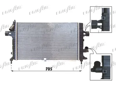 Radiateur, refroidissement du moteur Opel ASTRA H · Opel ASTRA H Estate · Opel ASTRA H GTC