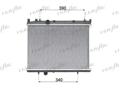 Radiateur, refroidissement du moteur Peugeot 206 Hatchback · Peugeot 206 CC · Peugeot 206 SW