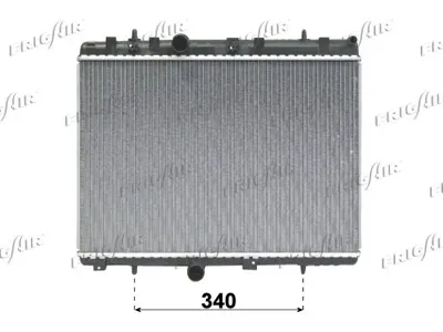 Radiateur, refroidissement du moteur Citroën C3 I · Citroën C2 · Peugeot 207