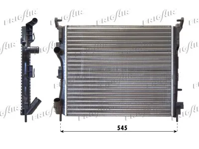 Radiateur, refroidissement du moteur Renault CLIO II