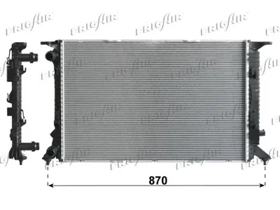 Radiateur, refroidissement du moteur Audi A5 · Audi A4 B8 · Audi A4 B8 Avant