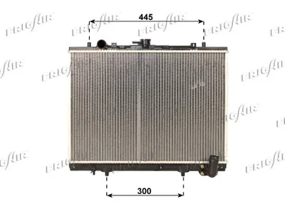 Radiateur, refroidissement du moteur Mitsubishi L200