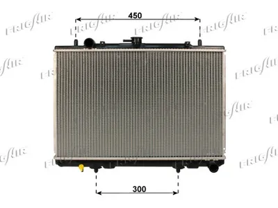 Radiateur, refroidissement du moteur Mitsubishi PAJERO II · Mitsubishi PAJERO II Canvas Top