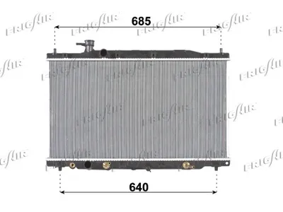 Radiateur, refroidissement du moteur Honda CR-V III