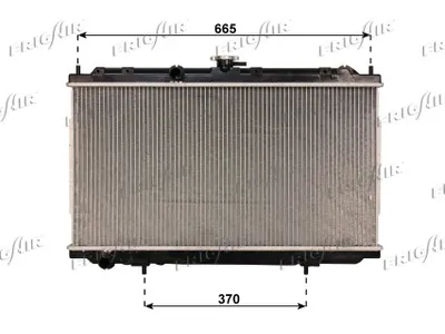 Radiateur, refroidissement du moteur Nissan ALMERA II Hatchback · Nissan ALMERA II