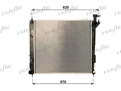 Radiateur, refroidissement du moteur Hyundai SANTA FÉ II
