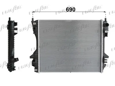 Radiateur, refroidissement du moteur Jaguar S-TYPE II