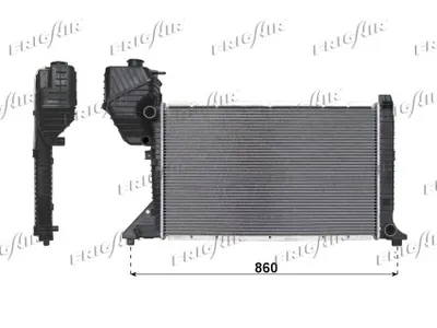 Radiateur, refroidissement du moteur Mercedes-Benz SPRINTER 2-t Platform/Chassis · Mercedes-Benz SPRINTER 2-t Van · Mercedes-Benz SPRINTER 2-t Bus