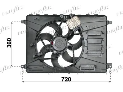 Ventilateur, refroidissement du moteur Land Rover FREELANDER 2