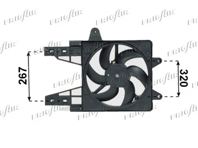Ventilateur, refroidissement du moteur Fiat PUNTO · Fiat PUNTO Van