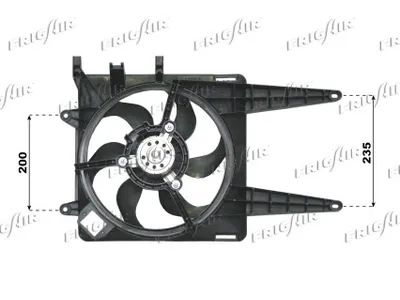 Ventilateur, refroidissement du moteur Fiat PALIO