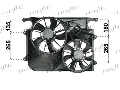 Ventilateur, refroidissement du moteur Opel ANTARA A · Chevrolet CAPTIVA · Vauxhall ANTARA A