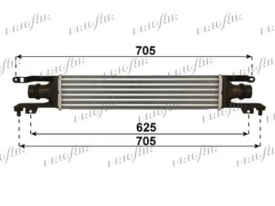 Intercooler, échangeur Opel CORSA D · Vauxhall CORSA Mk III · Vauxhall CORSAVAN Mk III Hatchback Van