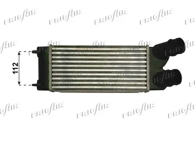 Intercooler, échangeur Citroën BERLINGO / BERLINGO FIRST Box Body/MPV · Citroën BERLINGO / BERLINGO FIRST MPV · Peugeot PARTNER Box Body/MPV
