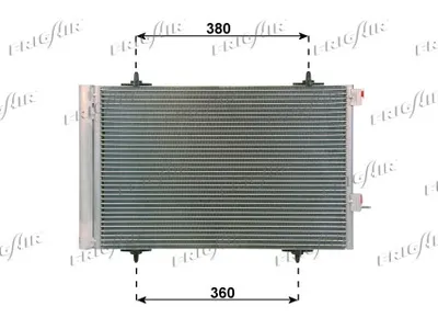 Condenseur, climatisation Peugeot 407 · Peugeot 407 SW · Citroën C5 III