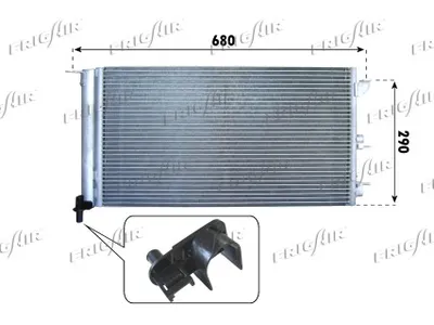 Condenseur, climatisation Fiat PANDA