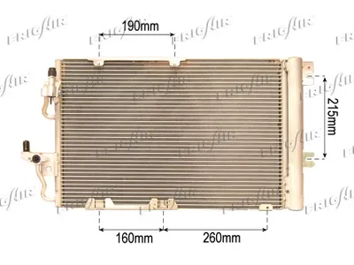 Condenseur, climatisation Opel ASTRA H · Opel ASTRA H Estate · Vauxhall ASTRA Mk V