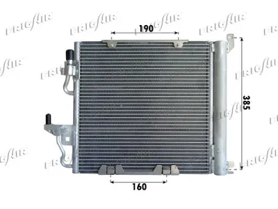 Condenseur, climatisation Opel ASTRA H · Opel ASTRA H Estate · Vauxhall ASTRA Mk V