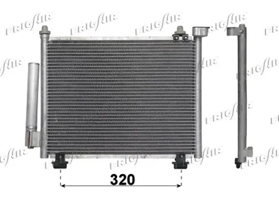 Condenseur, climatisation Opel AGILA · Suzuki WAGON R+