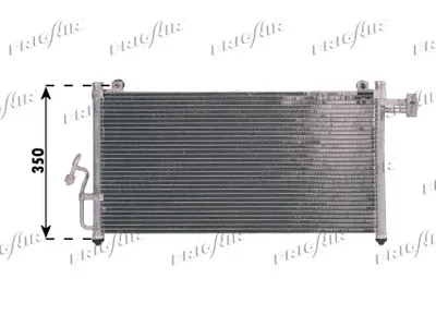 Condenseur, climatisation Mazda 323 S VI Saloon · Mazda 323 F VI Hatchback