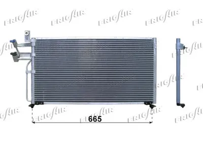 Condenseur, climatisation Hyundai SANTAMO