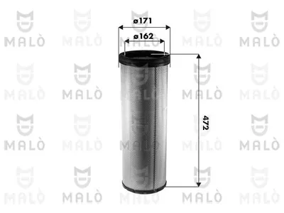 Filtre à air complémentaire AKRON-MAL UMTS 1500667
