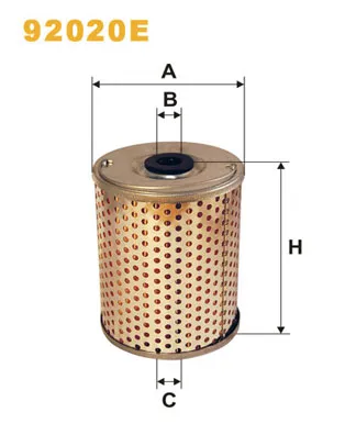 Filtre hydraulique, direction WIX FILTERS 92020E
