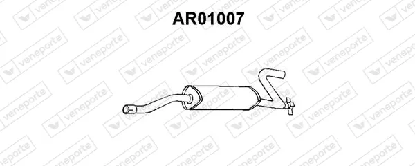 Silencieux arrière Alfa Romeo 33 · Alfa Romeo ALFASUD · Alfa Romeo ALFASUD Sprint