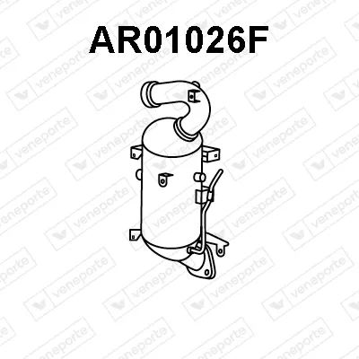 Filtre à particules / à suie, échappement Alfa Romeo 159 · Alfa Romeo BRERA · Alfa Romeo 159 Sportwagon